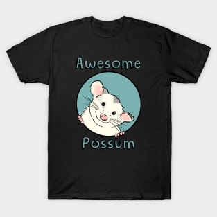 Awesome Possum, Cute Opossum, Cartoon Possum T-Shirt